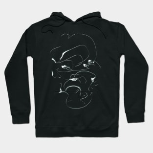 Samurai minimal chromatic Hoodie